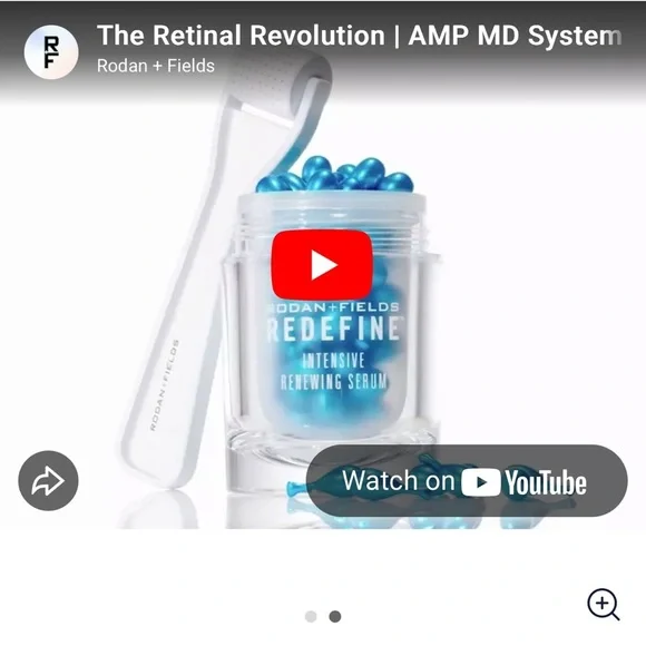 NIB Rodan + Fields REDEFINE Intensive Renewing Serum with Roller - Picture 3 of 14